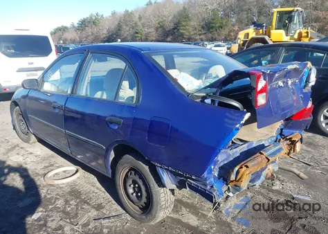 2004 Honda Civic Vp из США, поврежденный, VIN 1HGES16304L012467